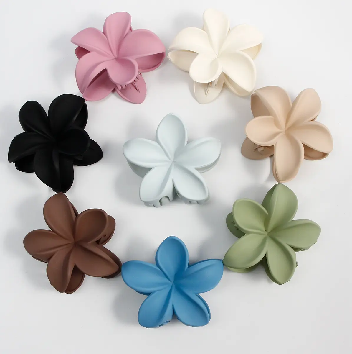 Bauhinia Acrylic Shark Grab Clip Set of 4