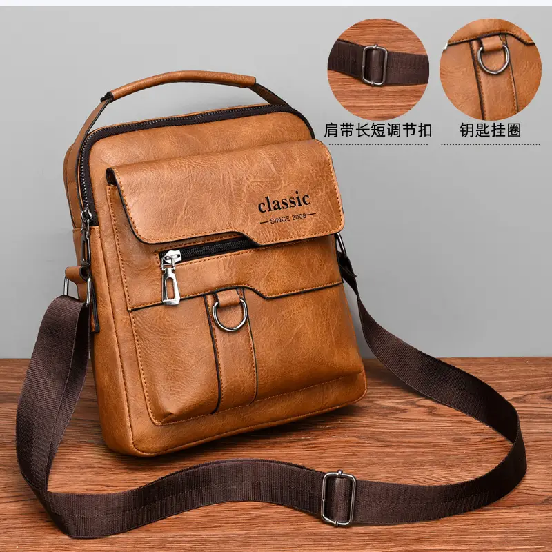 Waterproof Men's Crossbody Shoulder Bag Large Capacity - Image 13