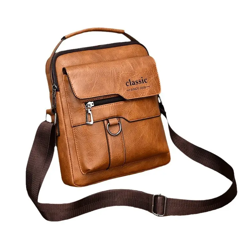 Waterproof Men's Crossbody Shoulder Bag Large Capacity - Image 14