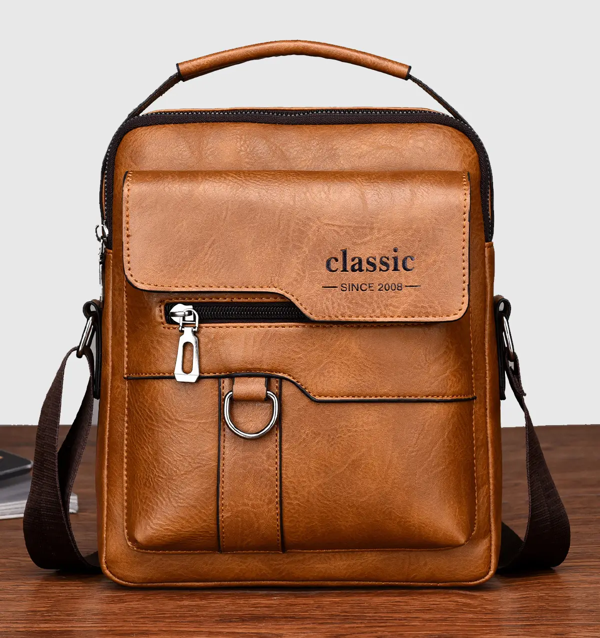 Waterproof Men's Crossbody Shoulder Bag Large Capacity — feature 10