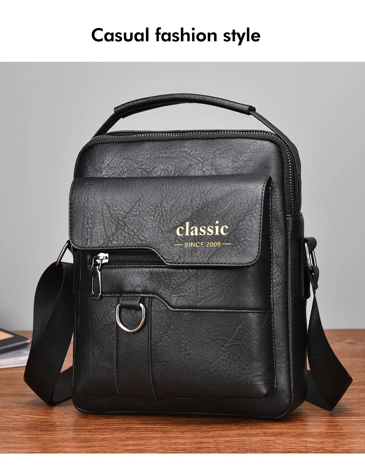 Waterproof Men's Crossbody Shoulder Bag Large Capacity — feature 31