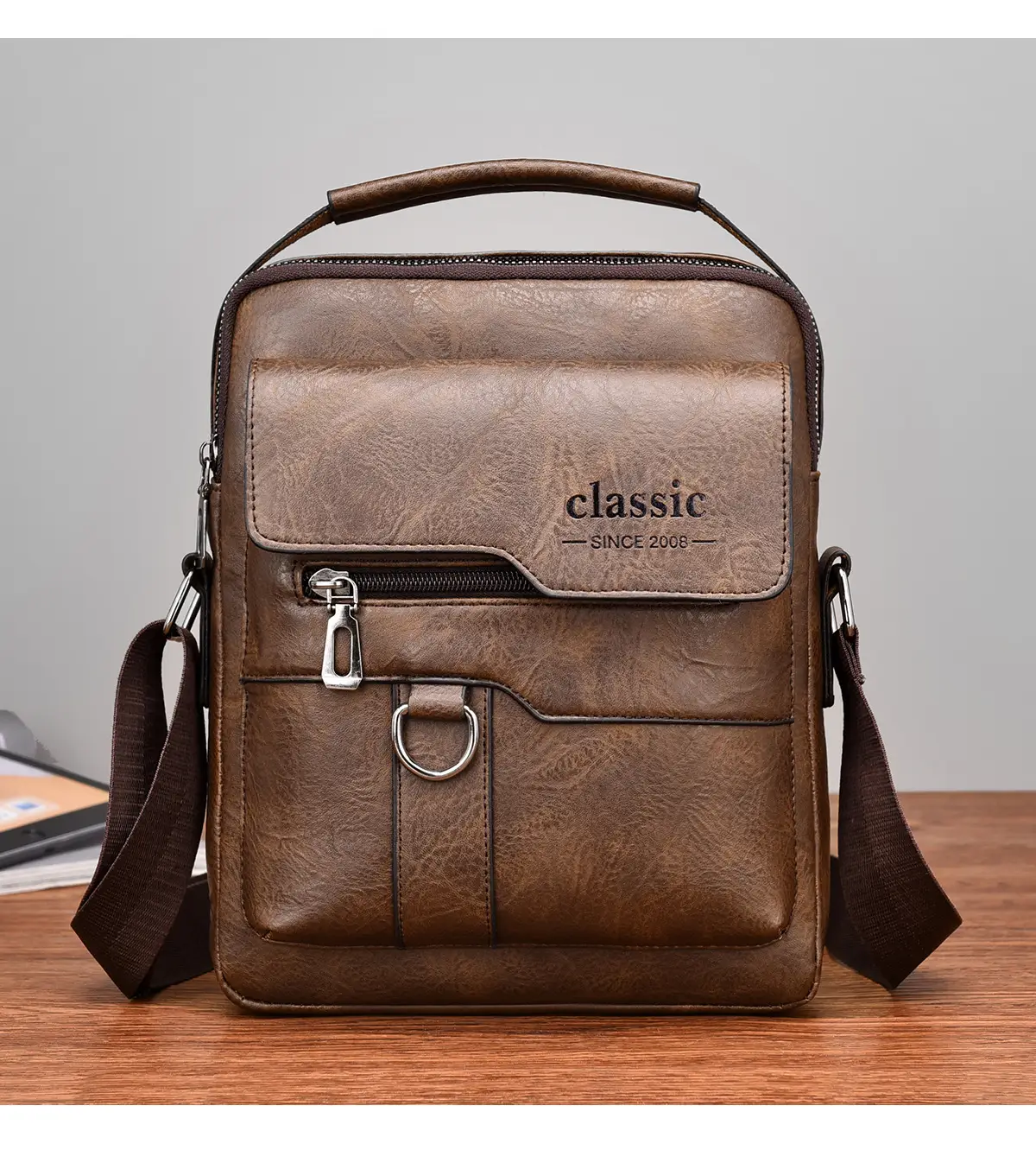 Waterproof Men's Crossbody Shoulder Bag Large Capacity — feature 32
