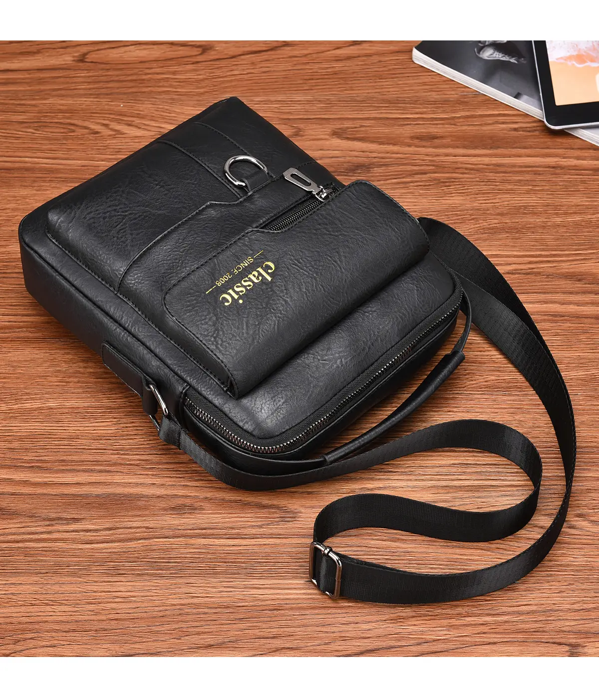 Waterproof Men's Crossbody Shoulder Bag Large Capacity — feature 34