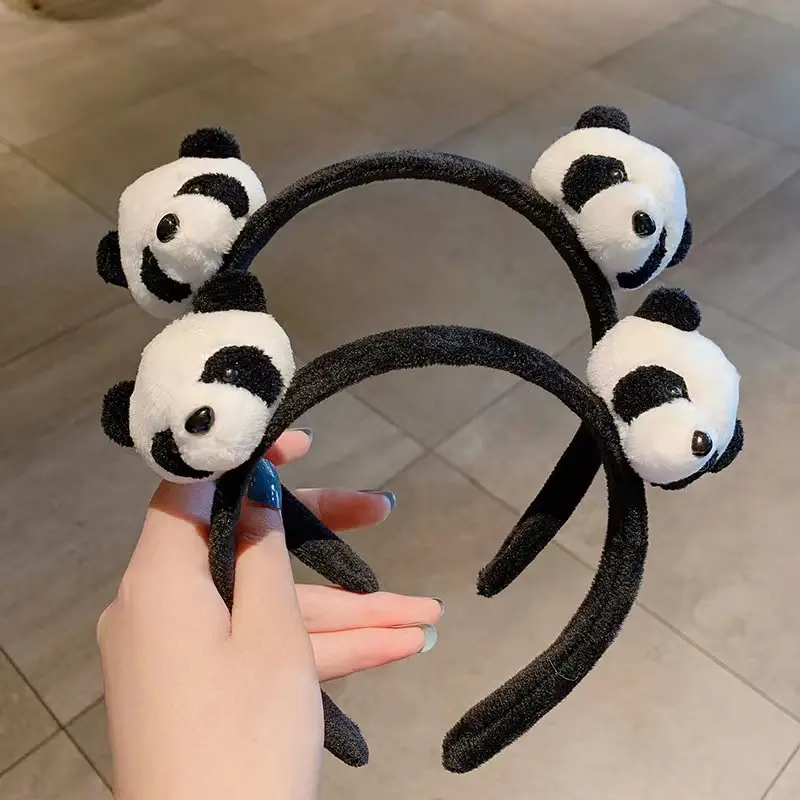 Cute Panda Hairband for Girls Face Wash Hairpin - Image 8