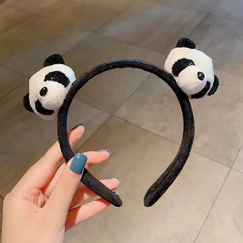 Cute Panda Hairband for Girls Face Wash Hairpin - Image 2