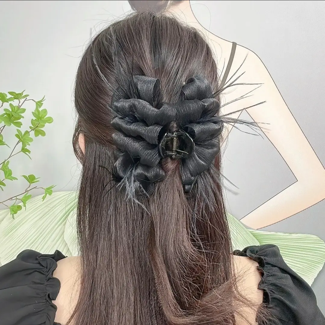 Sweet Feather Hairpin for Girls Winter Style — feature 14