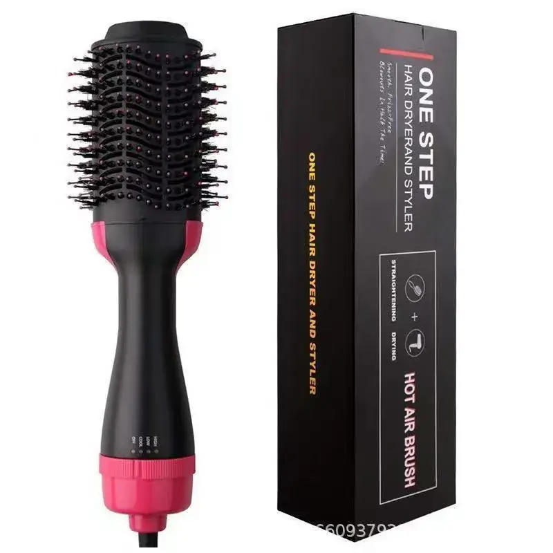 Cross-border Dual-use Hair Brush Black Pink - Image 2