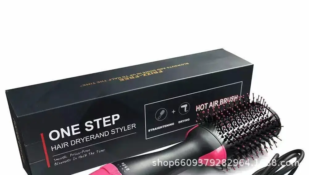 Cross-border Dual-use Hair Brush Black Pink — feature 16