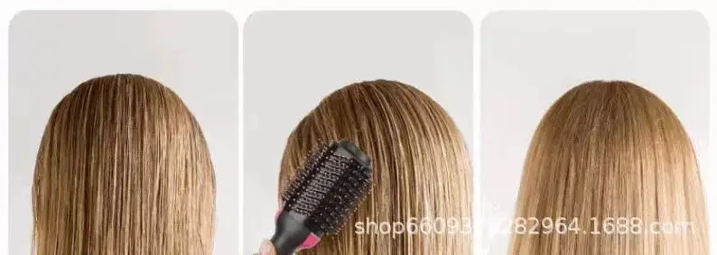 Cross-border Dual-use Hair Brush Black Pink — feature 2