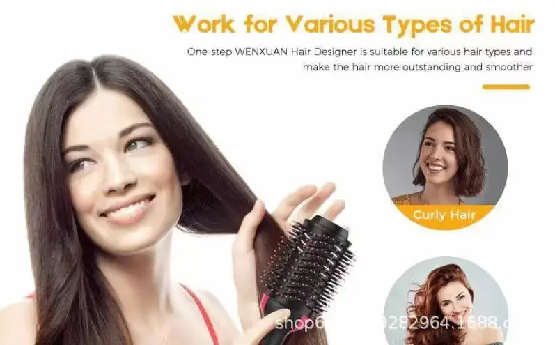 Cross-border Dual-use Hair Brush Black Pink — feature 4