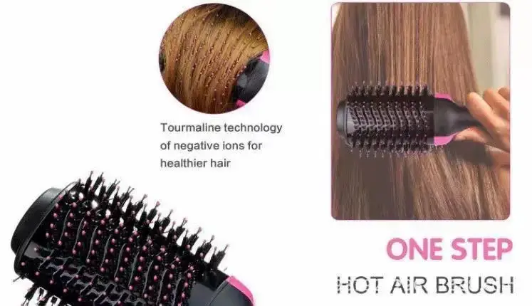 Cross-border Dual-use Hair Brush Black Pink — feature 6