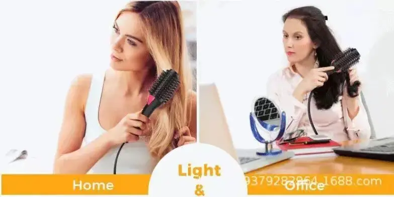 Cross-border Dual-use Hair Brush Black Pink — feature 8