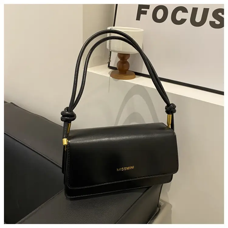 Women's Beige Shoulder Messenger Bag with Gold Handles — feature 16