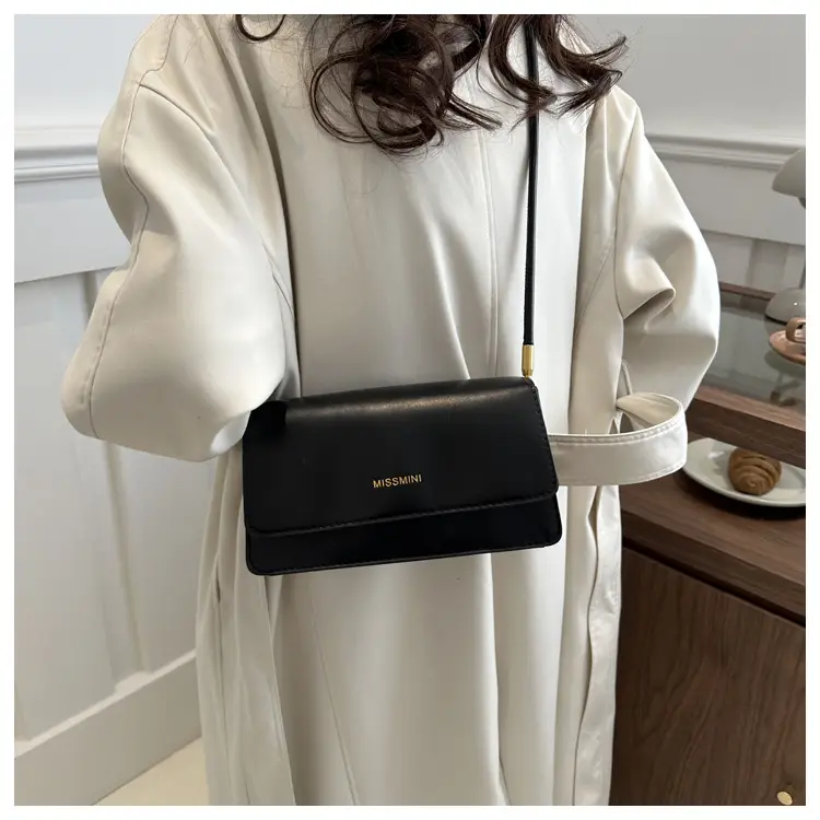 Women's Beige Shoulder Messenger Bag with Gold Handles — feature 42
