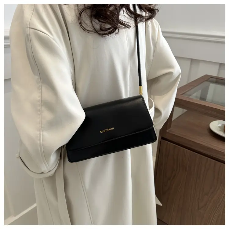 Women's Beige Shoulder Messenger Bag with Gold Handles — feature 43