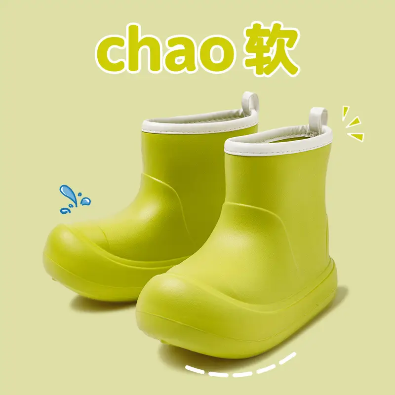 Nanbowan high-top rain boots women's four seasons Korean style fashionable Net red contrast color waterproof rain boots outdoor non-slip ins fashionable thick