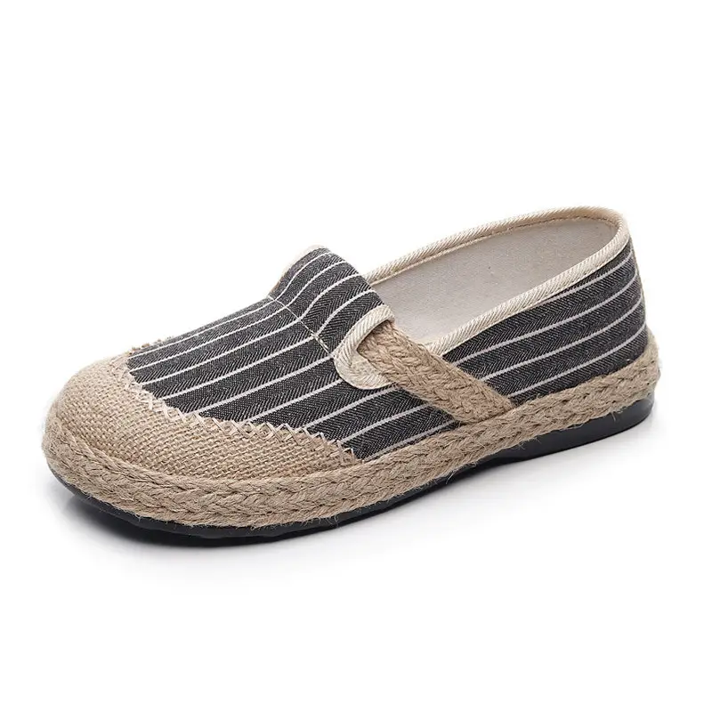 Spring and Summer new old Beijing cloth shoes linen cloth shoes women's shoes slip-on canvas shoes polyurethane non-slip soft bottom shoes - Image 7