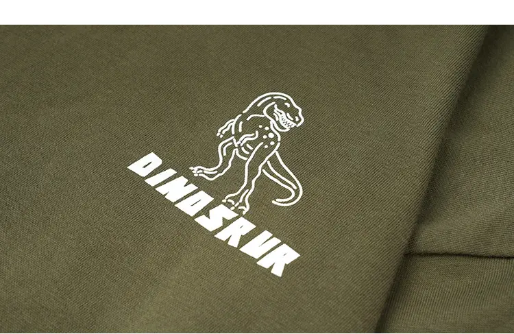 Girls Dinosaur Print Long Sleeve T-Shirt Green Medium Large — feature 30