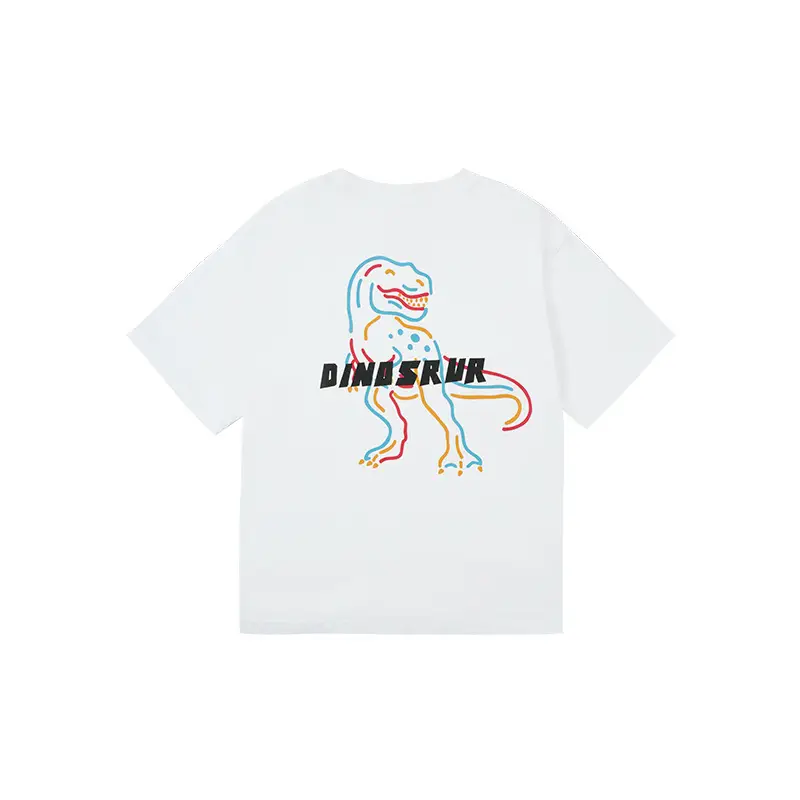 Girls Dinosaur Print Long Sleeve T-Shirt Green Medium Large - Image 2