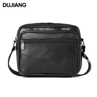 New Men's Genuine Leather Vintage Crossbody Bag Large Capacity — feature 12