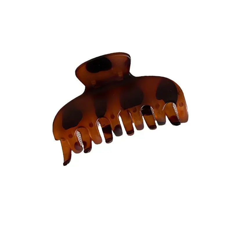 Autumn Winter Frosted Black Hair Clips for Women