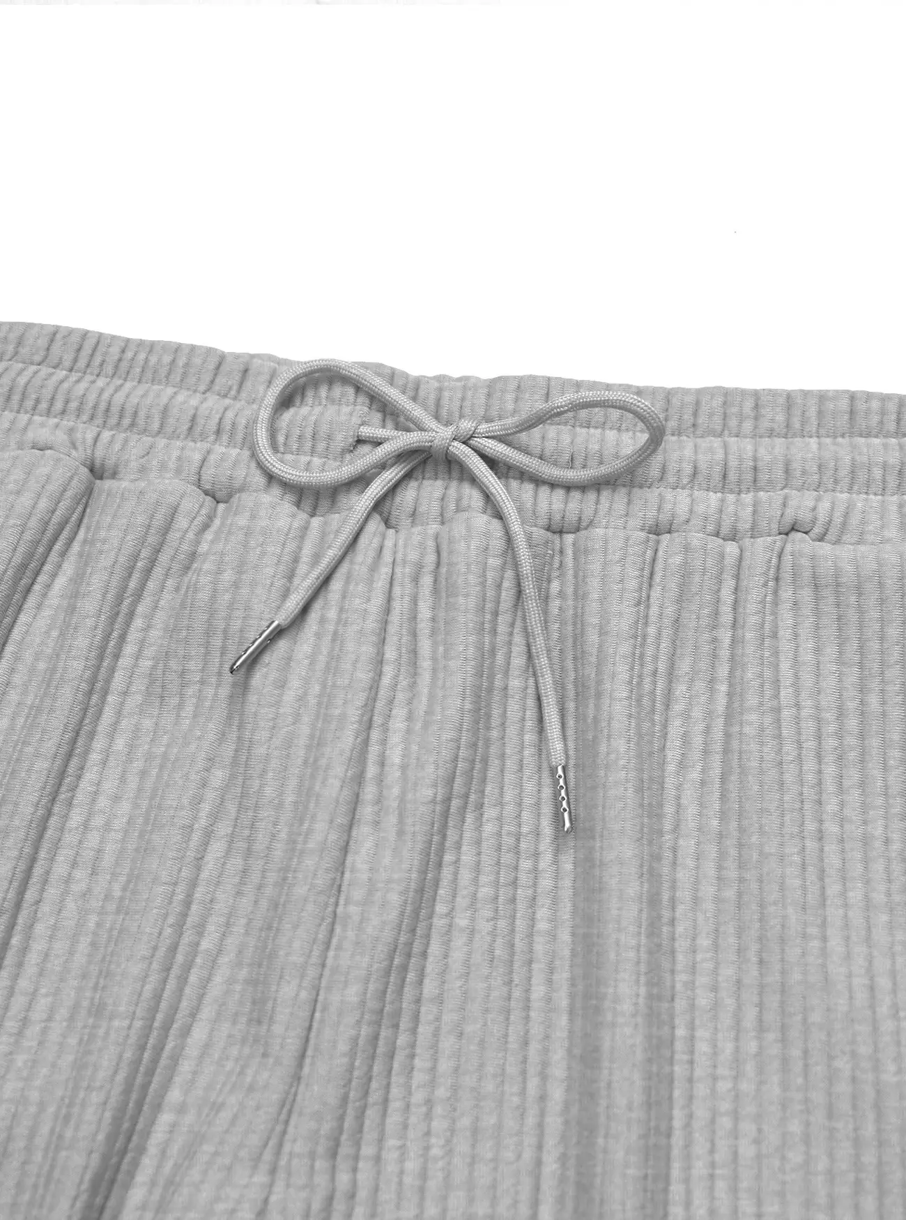 Men Striped Loose Straight Leg Pants Green — feature 12