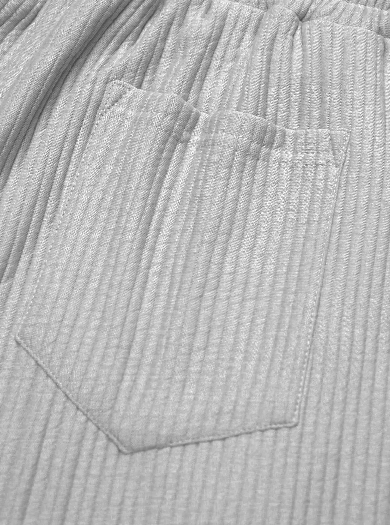 Men Striped Loose Straight Leg Pants Green — feature 14