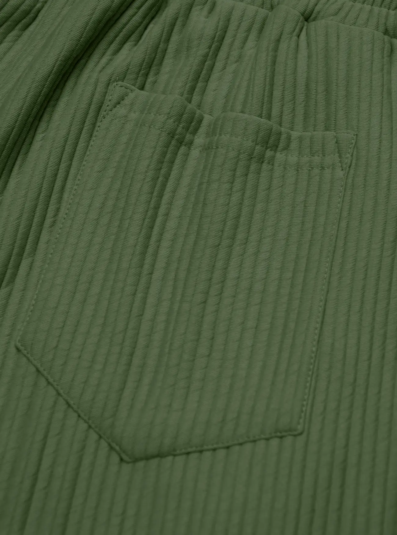 Men Striped Loose Straight Leg Pants Green — feature 21