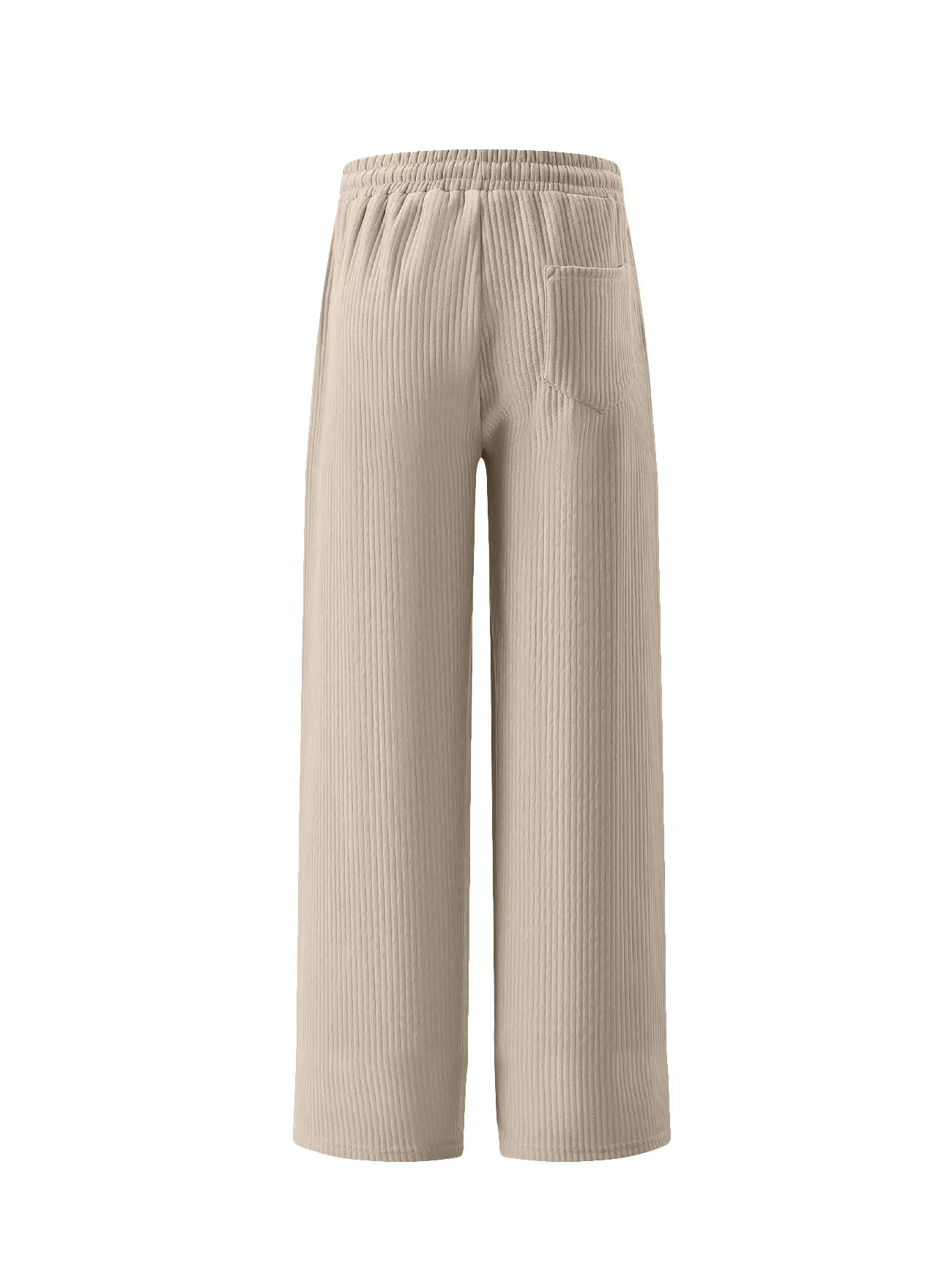 Men Striped Loose Straight Leg Pants Green — feature 23