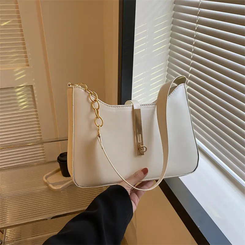 White Korean Style Shoulder Bag 2023 New - Image 8