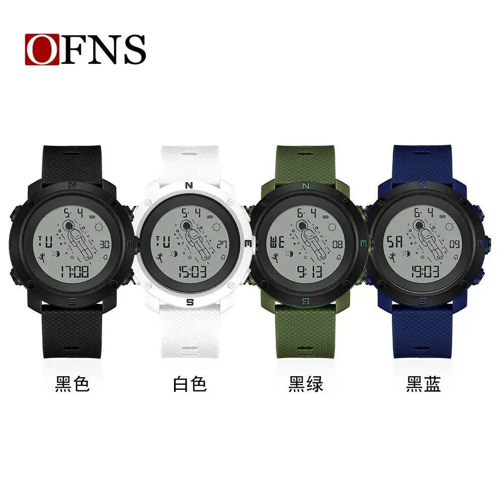 Ofns Blue Digital Chronograph Watch for Men Women - Image 8