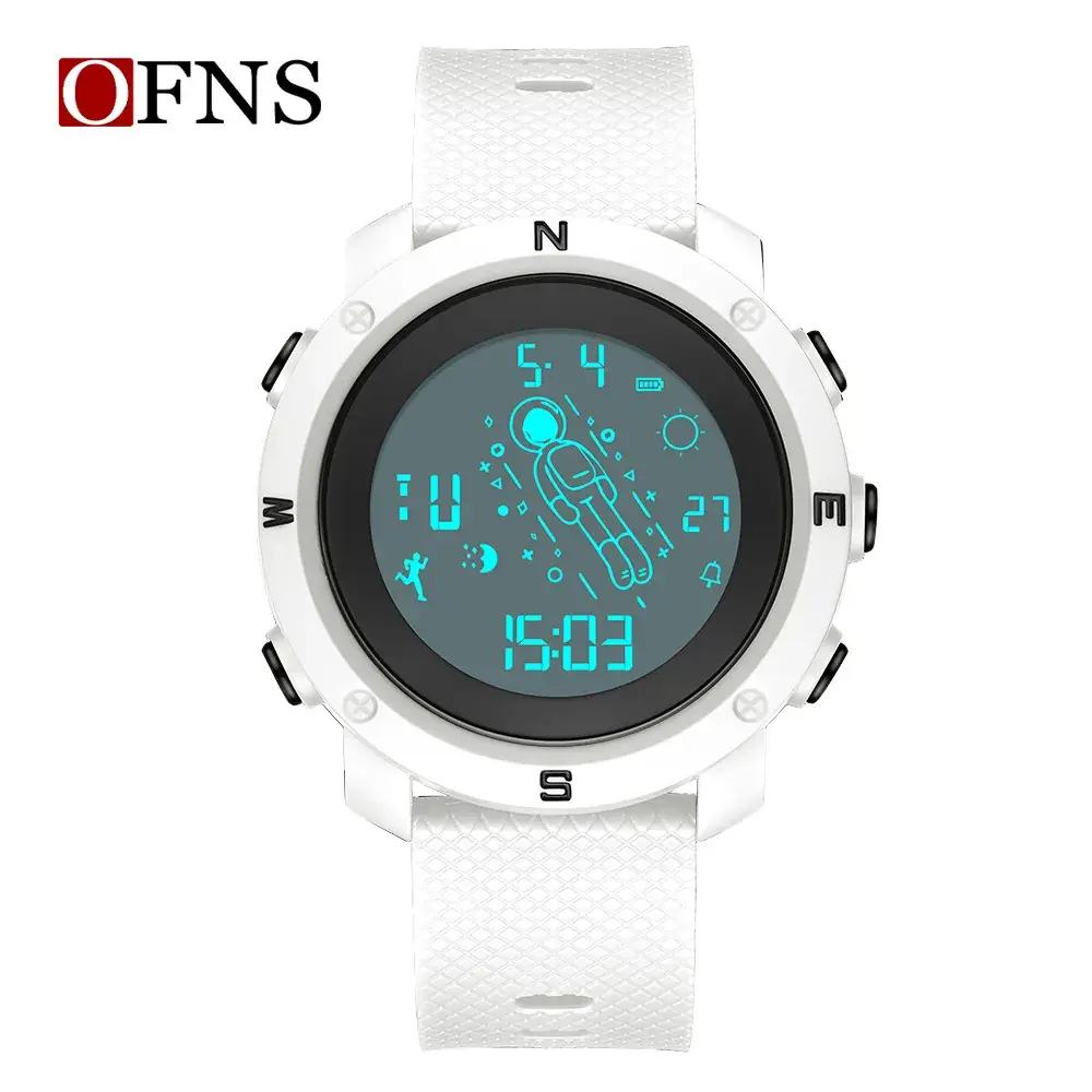 Ofns Blue Digital Chronograph Watch for Men Women - Image 9