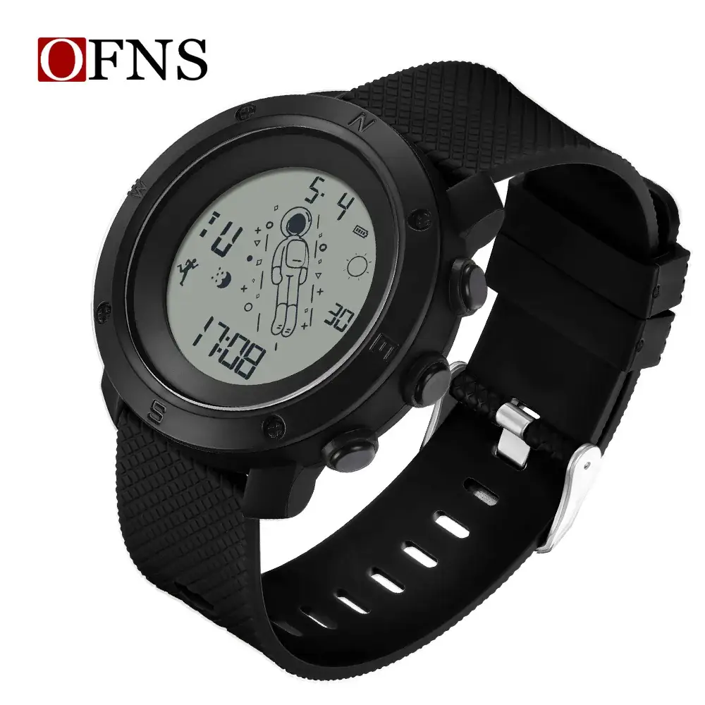 Ofns Blue Digital Chronograph Watch for Men Women - Image 2