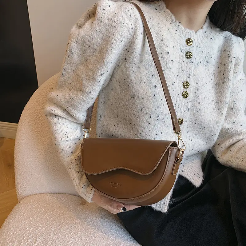 Textured Crossbody Bag for Women 2026 Trendy Retro - Image 2