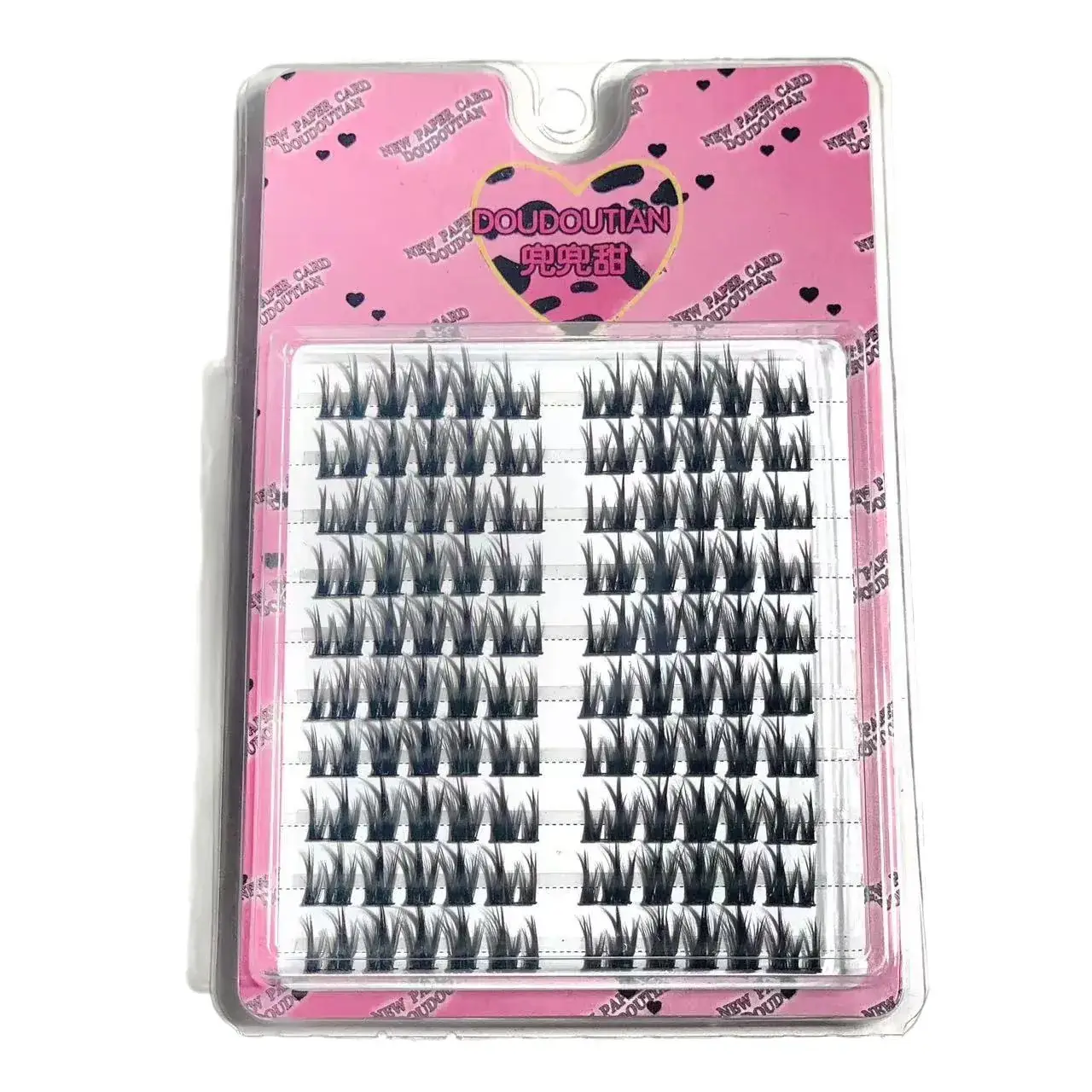 Wet Painting False Eyelashes Single Cluster Thick Curling - Image 7