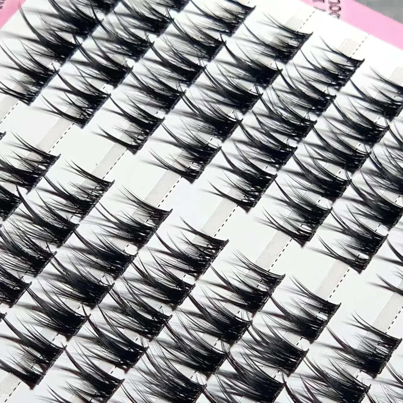 Wet Painting False Eyelashes Single Cluster Thick Curling — feature 5