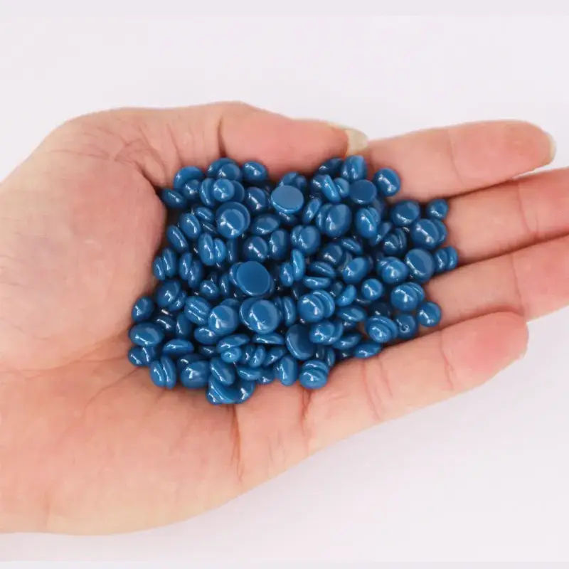 Blue Solid Hair Removal Wax 1kg Honey Beans Full Body - Image 14