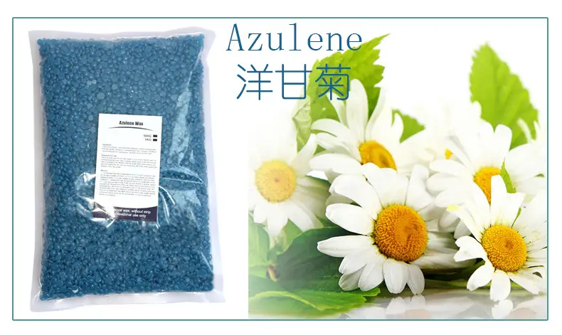 Blue Solid Hair Removal Wax 1kg Honey Beans Full Body — feature 11