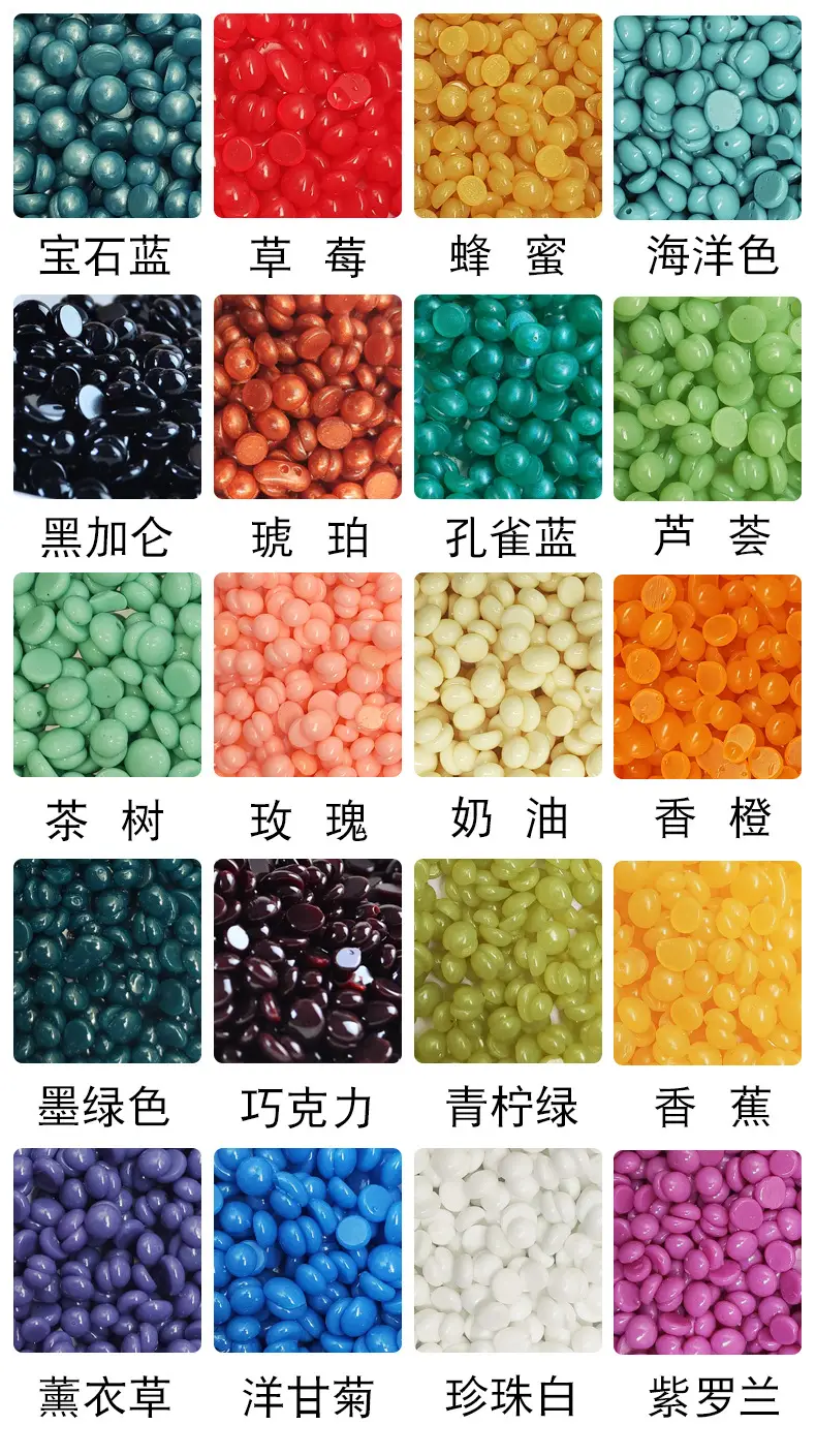 Blue Solid Hair Removal Wax 1kg Honey Beans Full Body — feature 3