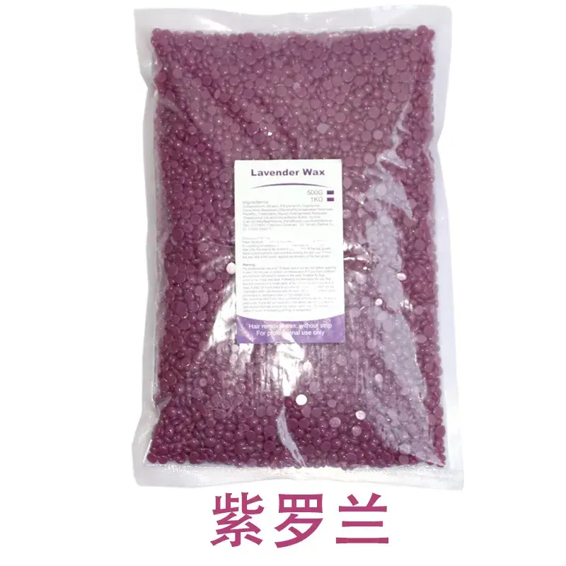 Blue Solid Hair Removal Wax 1kg Honey Beans Full Body - Image 3