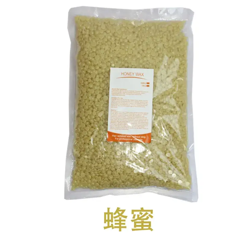 Blue Solid Hair Removal Wax 1kg Honey Beans Full Body - Image 9