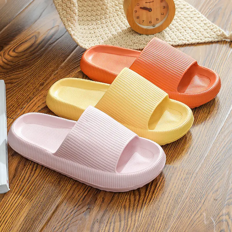 2023 new platform eva slippers for women Summer indoor home home bathroom Bath couple slippers for men height increasing - Image 6