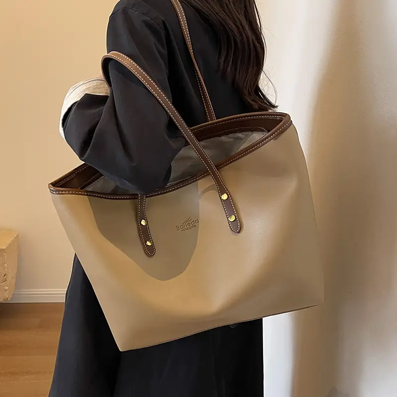 Black Women's Large Capacity Tote Bag 2026 - Image 6