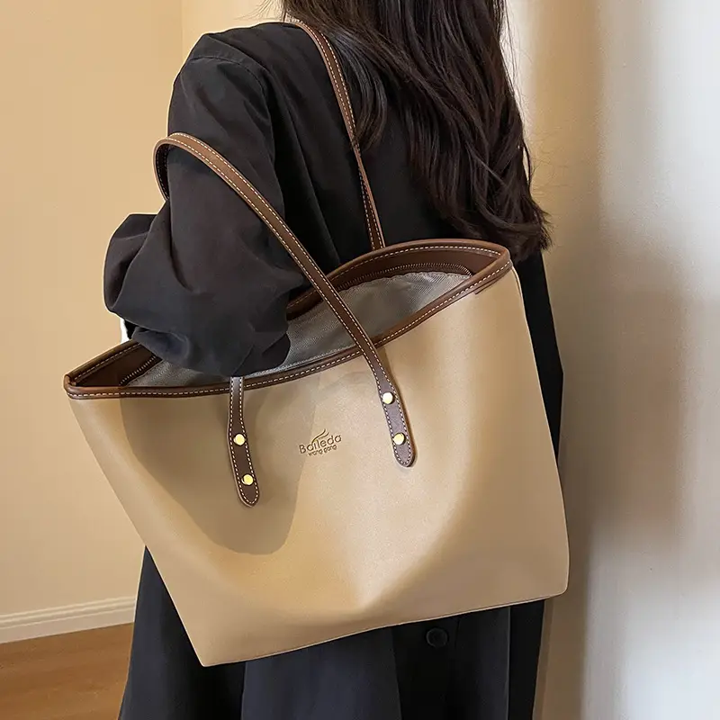 Black Women's Large Capacity Tote Bag 2026 - Image 7