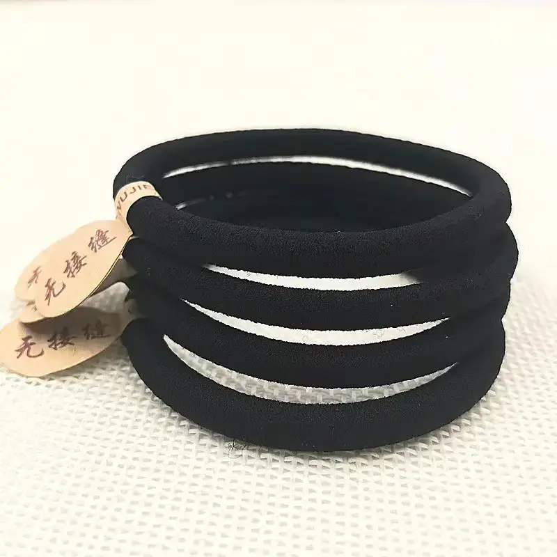 Coffee Color Rubber Thumb Bands for Girls Hair Accessories — feature 12