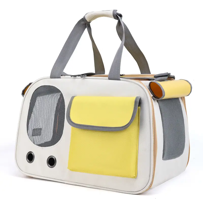 Breathable Pet Cat Carrier, Foldable and Adjustable Length, Cat Travel Tote Bag, Shoulder Bag, Pet Carrier, Cross-Border - Image 4