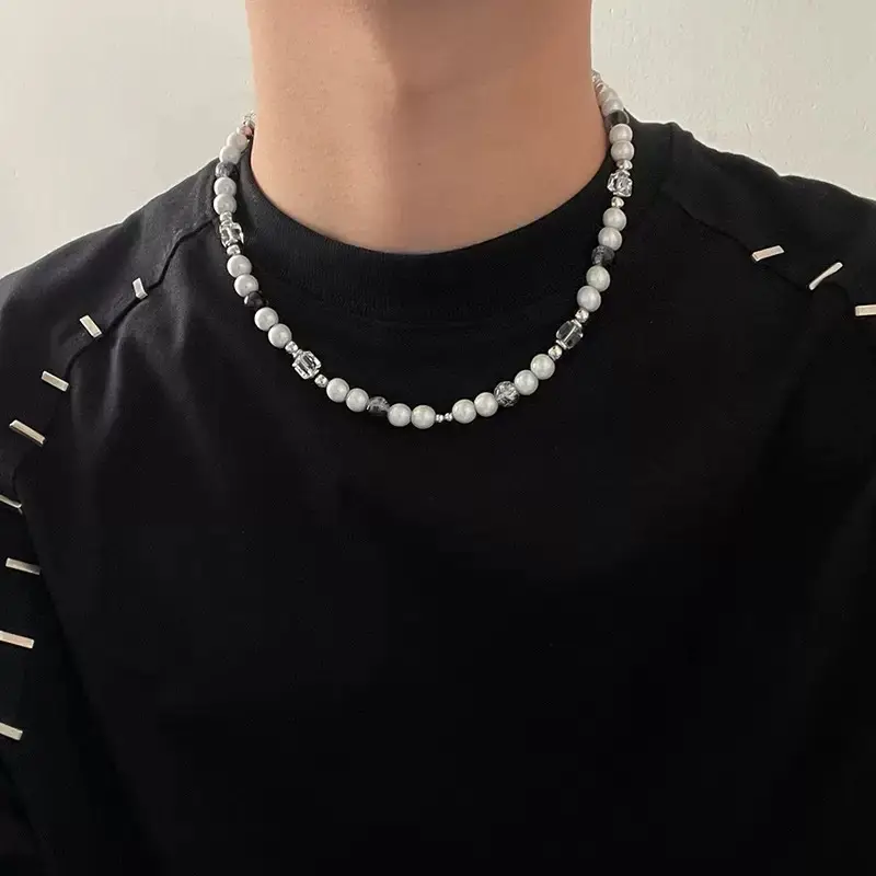 Star Double-Layer Necklace Men's Trendy Sweater Chain Accessible Luxury Niche Design - Image 14