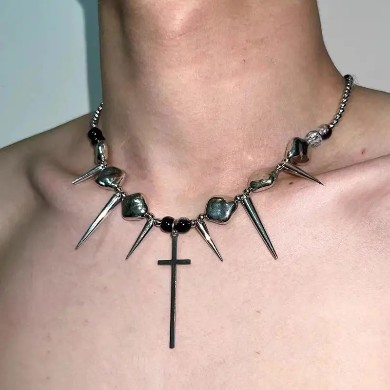 Star Double-Layer Necklace Men's Trendy Sweater Chain Accessible Luxury Niche Design - Image 16
