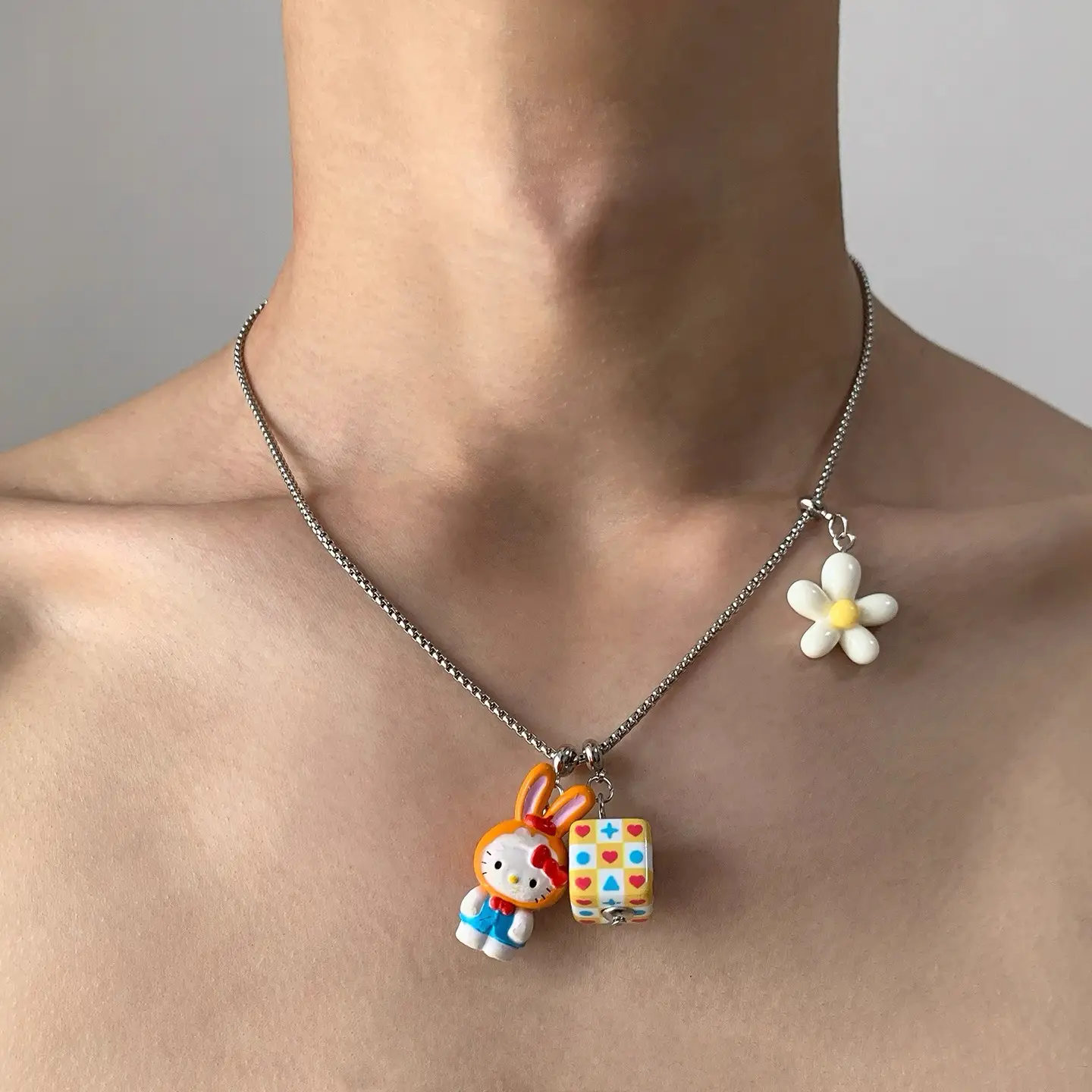 Star Double-Layer Necklace Men's Trendy Sweater Chain Accessible Luxury Niche Design - Image 39