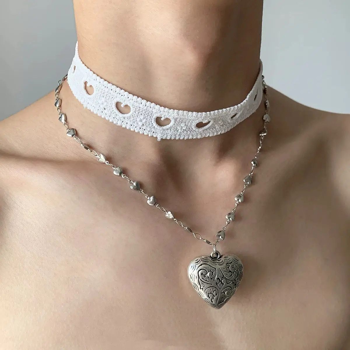 Star Double-Layer Necklace Men's Trendy Sweater Chain Accessible Luxury Niche Design - Image 52